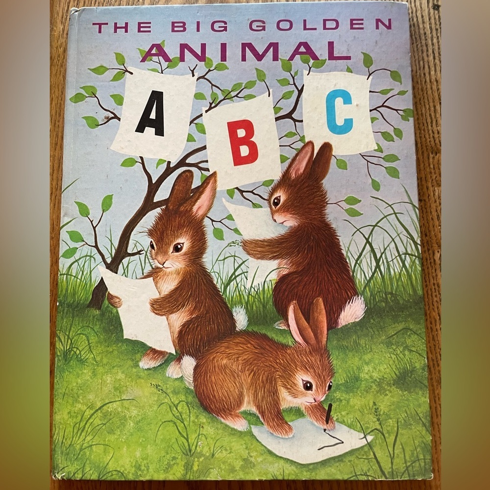 Vtg The Big Golden Animal ABC Book